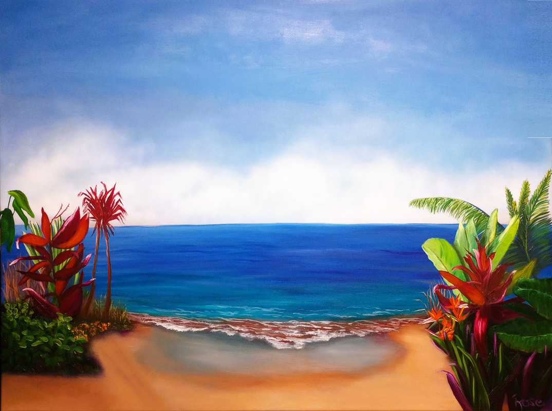 Calm Sea — custom painting