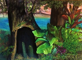 Healing Moment — oil painting by Rose Rohloff